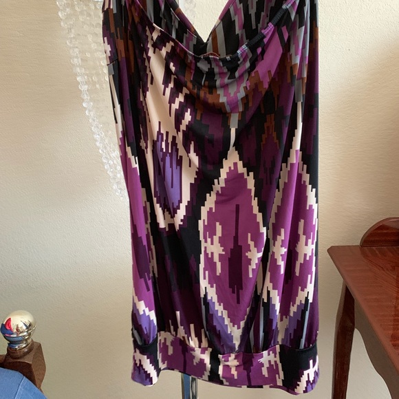 Donating Soon Halter Retro Print Mini Dress - Picture 2 of 5